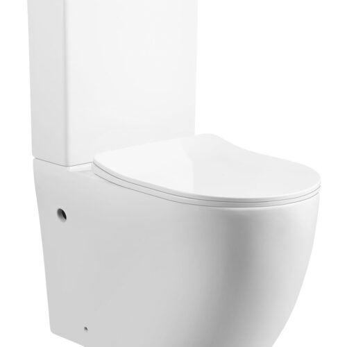 Rimless Two Piece Toilet (LE-8381)