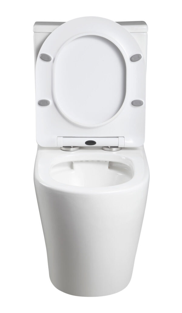 Rimless Two Piece Toilet (LE-8381)