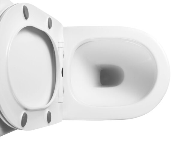 Rimless Two Piece Toilet (LE-8381)