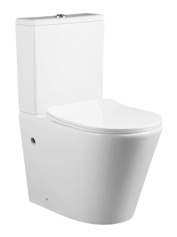 Rimless Two Piece Toilet (LE-8380)