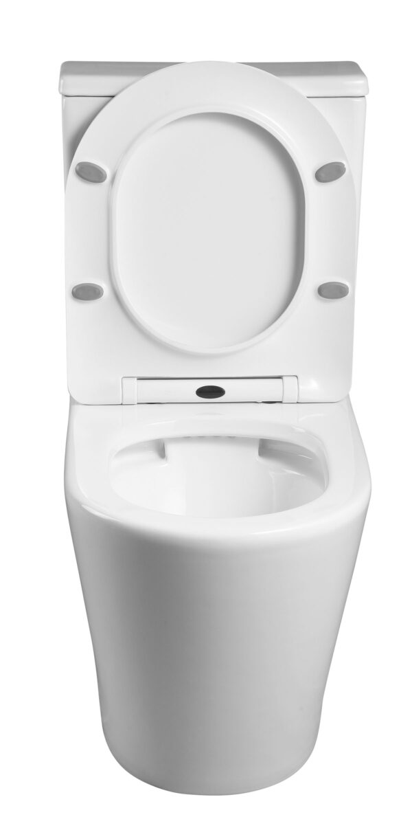 Rimless Two Piece Toilet (LE-8380)