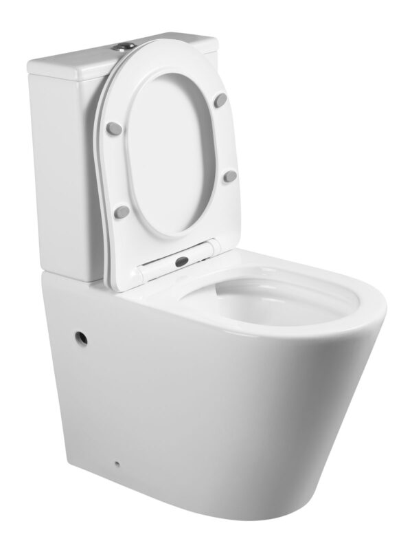 Rimless Two Piece Toilet (LE-8380)