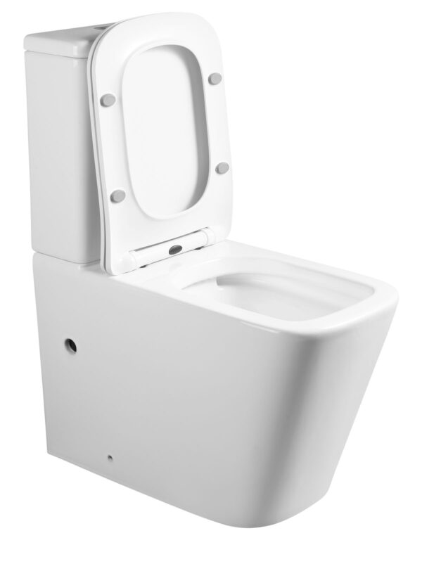Rimless Two Piece Toilet (LE-8303D)