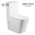 Rimless Two Piece Toilet (LE-8303D)