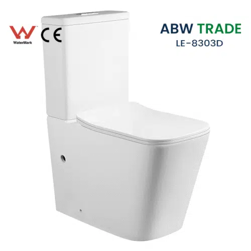 Rimless Two Piece Toilet (LE-8303D)