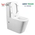 Rimless Two Piece Toilet (LE-8303D)