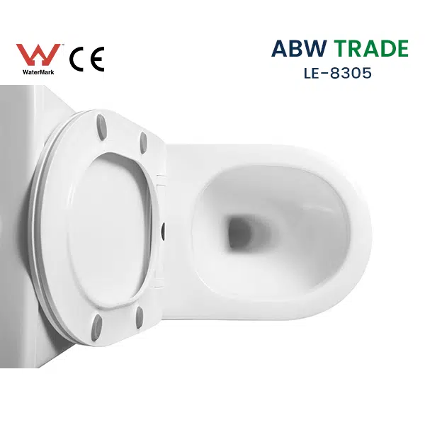 Rimless Two Piece Toilet (LE-8305)