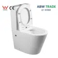 Rimless Two Piece Toilet (LE-8380)
