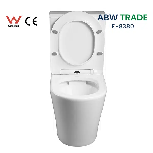Rimless Two Piece Toilet (LE-8380)