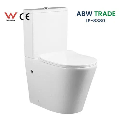Rimless Two Piece Toilet (LE-8380)
