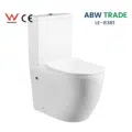 Rimless Two Piece Toilet (LE-8381)