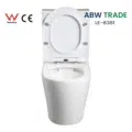 Rimless Two Piece Toilet (LE-8381)