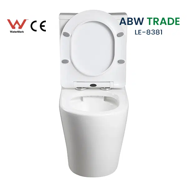 Rimless Two Piece Toilet (LE-8381)